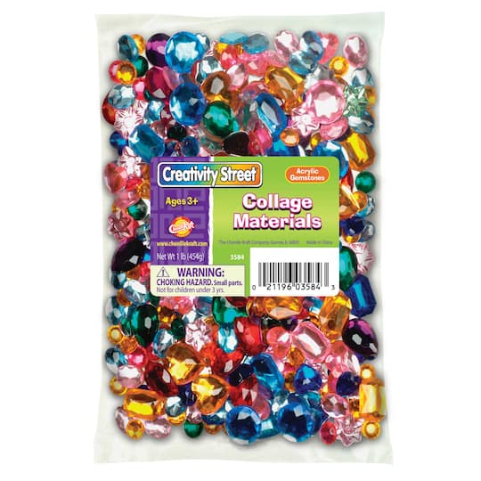 Creativity Street® Acrylic Gemstones, 1 lb